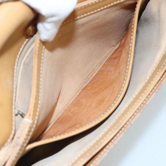 GUCCI Micro GG Supreme Shoulder Bag PVC Beige Gold 001 406 1780 Auth 100267 - Picture 12 of 16